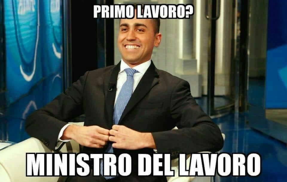 meme di maio ministro lavoro