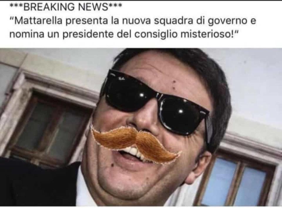 meme renzi mattarella governo italia